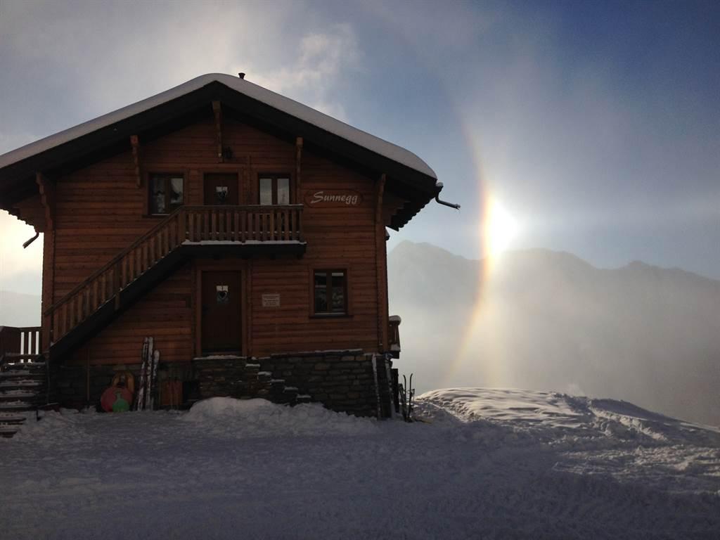 Sunnegg im Halo-Effekt Sunnegg im Halo-Effekt