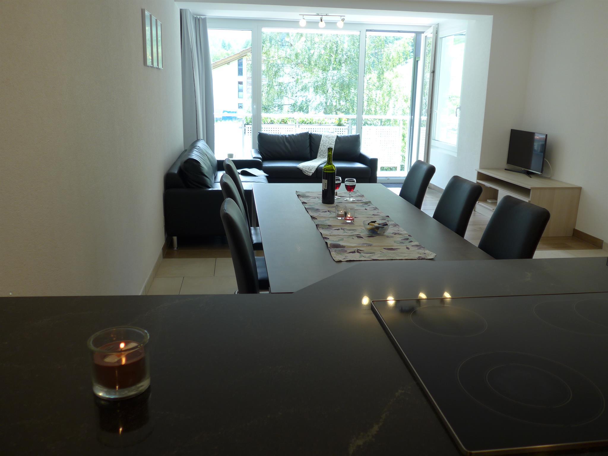 Küche mit Ess- und Wohnraum - 4-Zimmerwohnung Küche mit Ess- und Wohnraum - 4-Zimmerwohnung