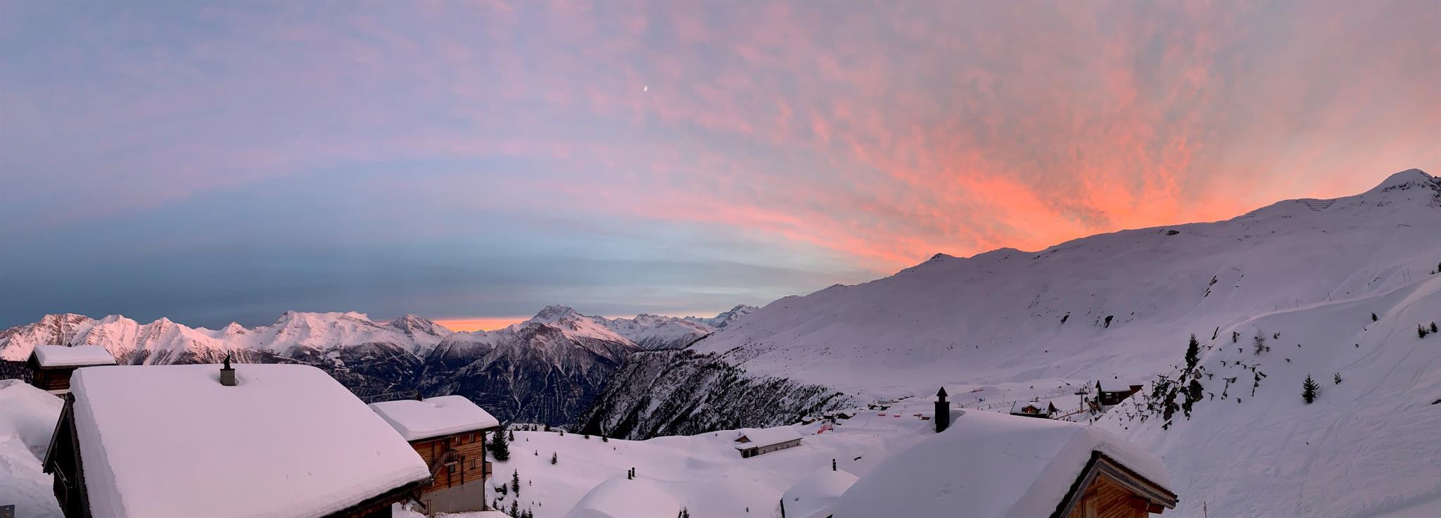 Panorama Belalp - Früher Abend Panorama Belalp - Früher Abend