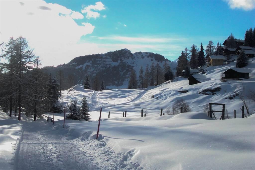 Riederhorn. Rechts das Chalet Flesch Riederhorn. Rechts das Chalet Flesch