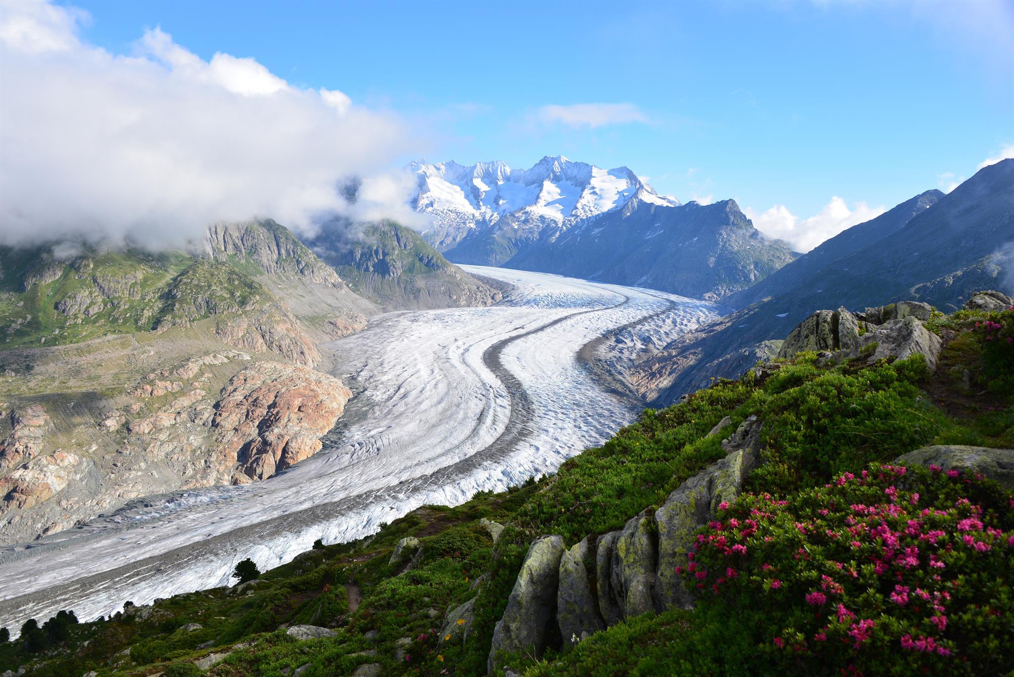 Aletschgletscher, 30.07.2013 Aletschgletscher, 30.07.2013