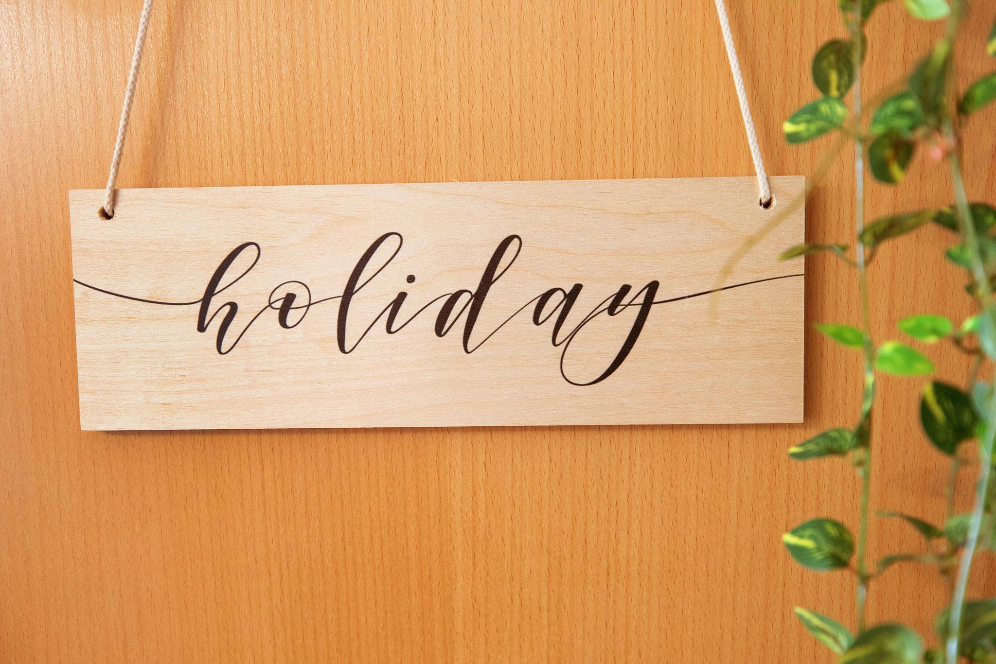 Holiday 91_dekoschild Holiday 91_dekoschild