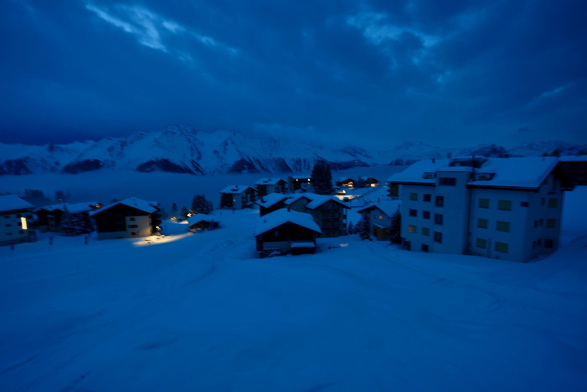 Abendstimmung im Winter Abendstimmung im Winter