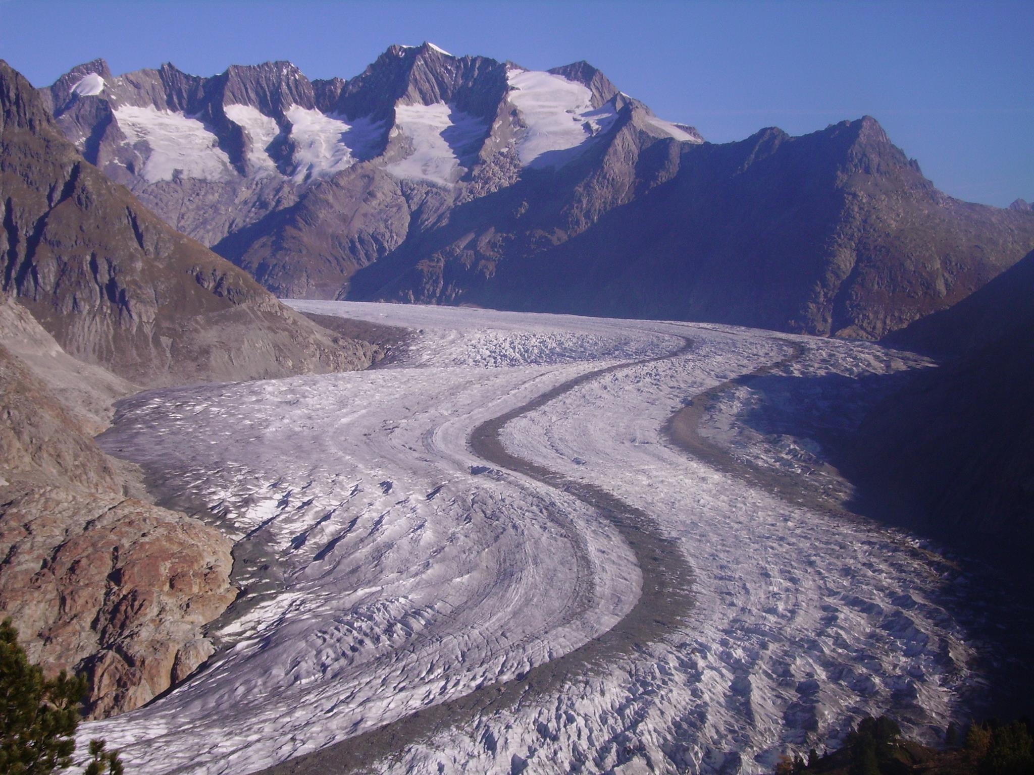 Grosser Aletschgletscher - Sommer Grosser Aletschgletscher - Sommer