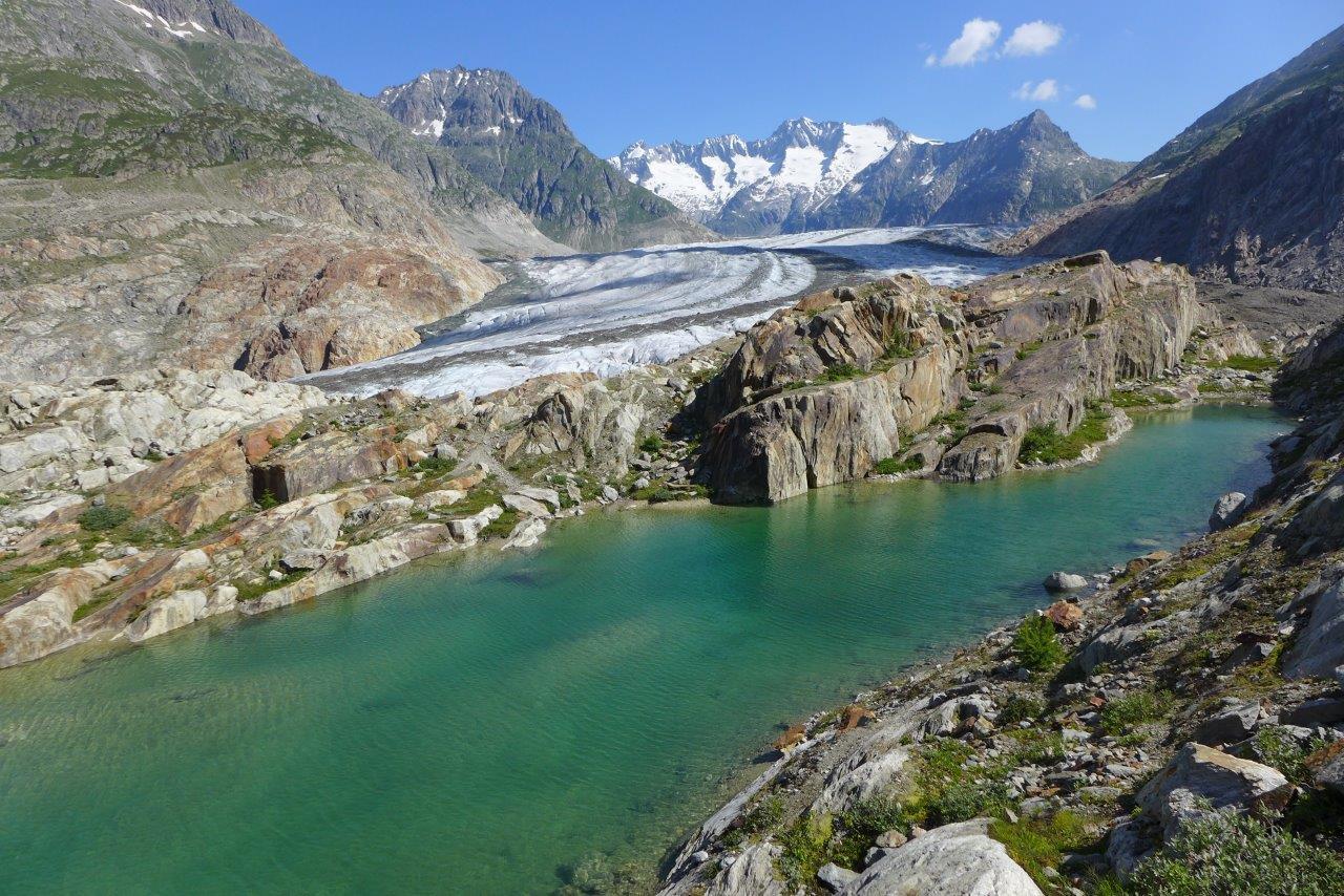 Katzensee am Aletschgletscher, super Katzensee am Aletschgletscher, super