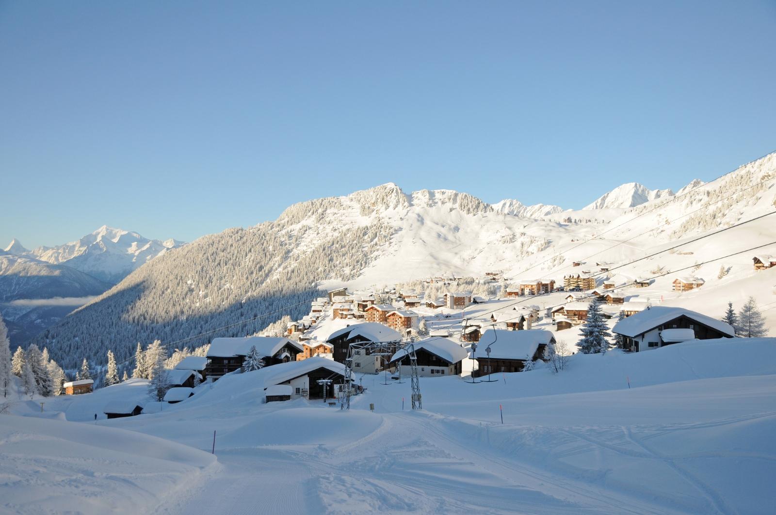 Riederalp im Winterkleid Riederalp im Winterkleid