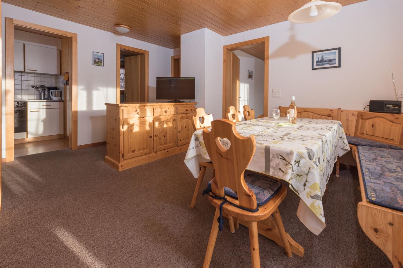 Wohnraum mit TV Wohnraum mit TV