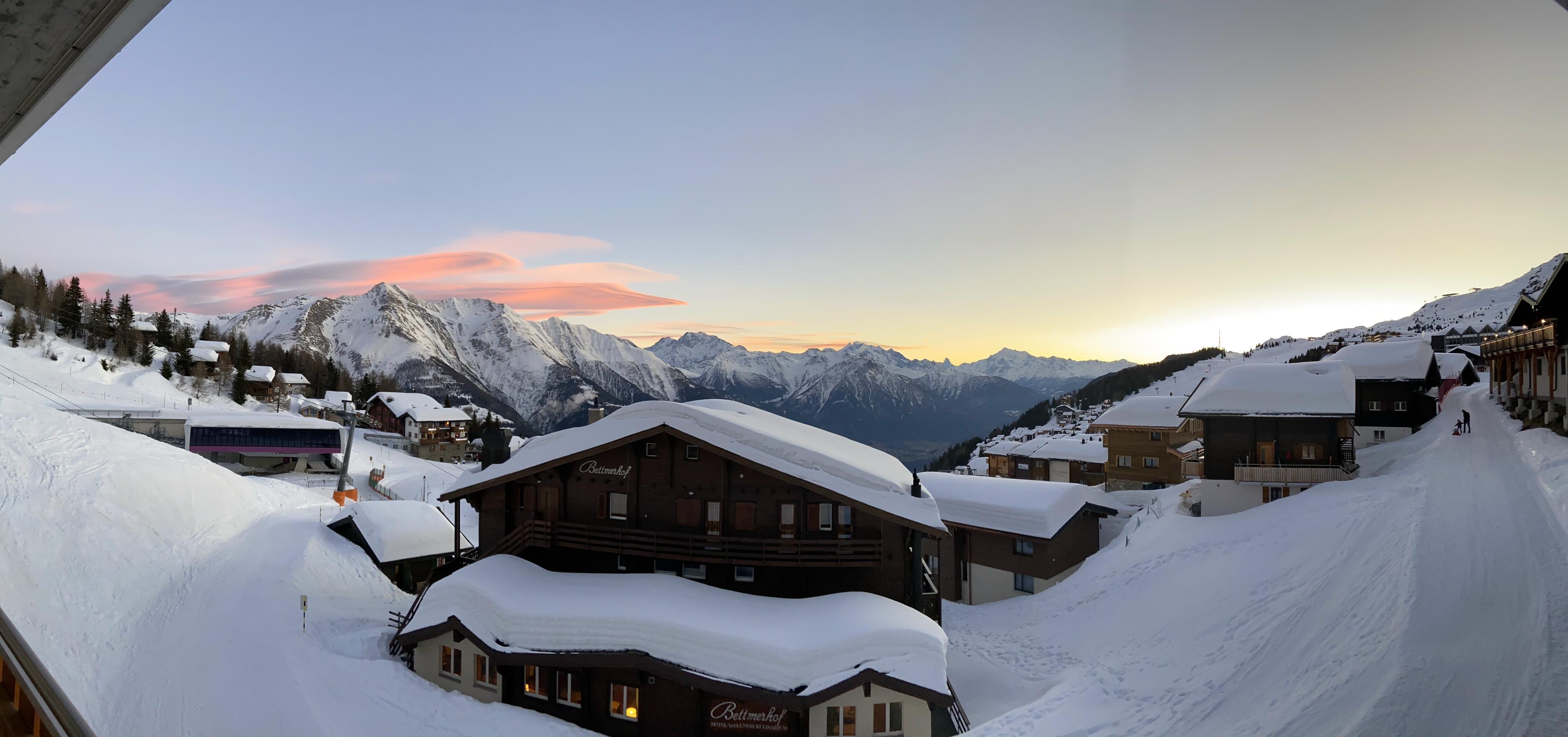 Aussicht Panorama Winter Aussicht Panorama Winter