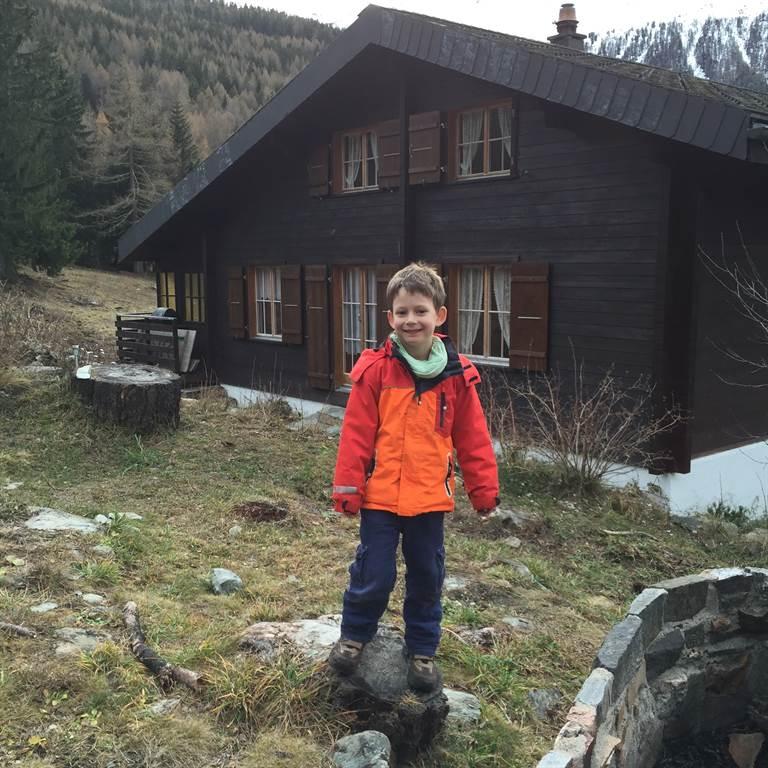 Hintere Hausseite bergwärts Hintere Hausseite bergwärts