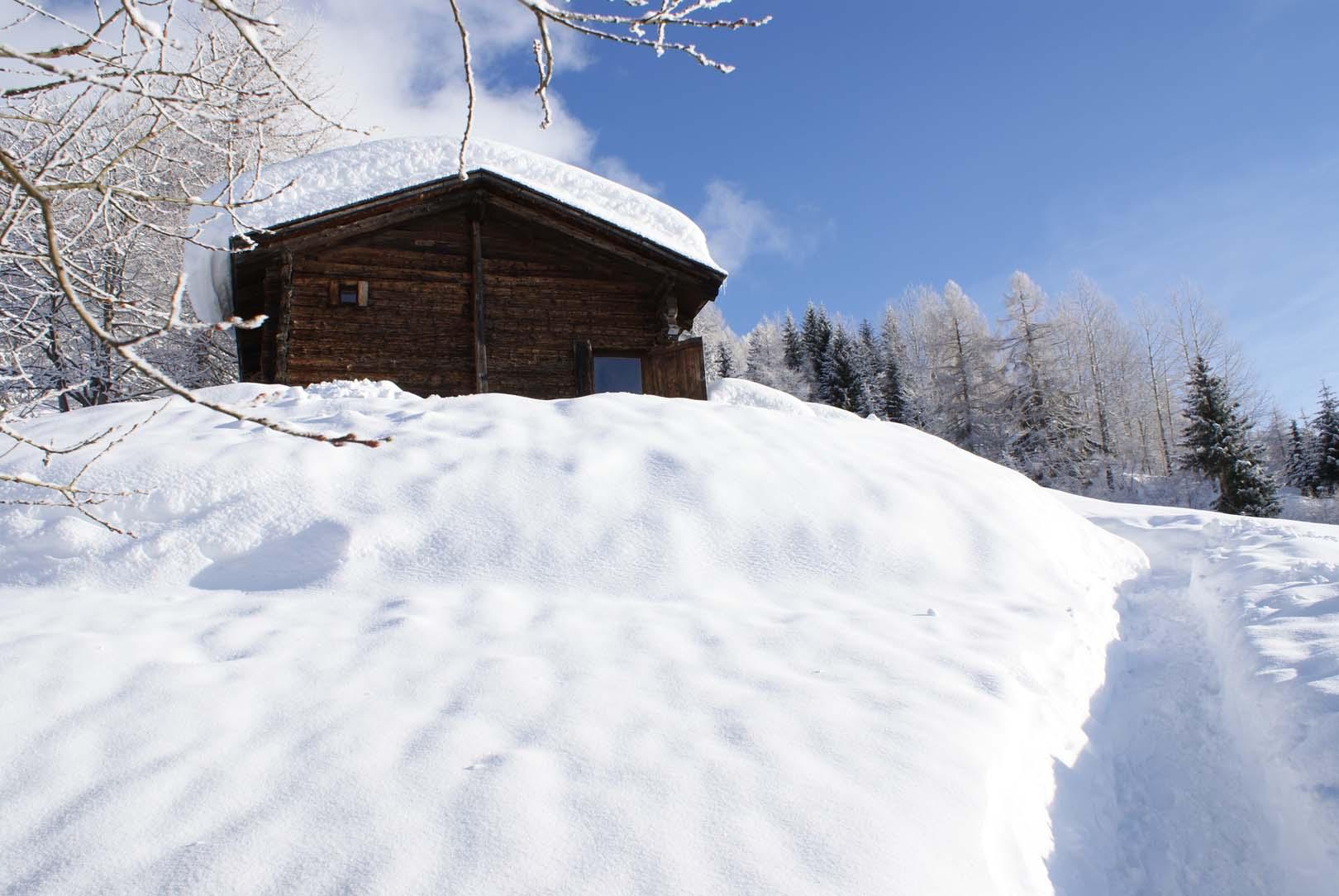 Vom Parkplatz im Winter Vom Parkplatz im Winter
