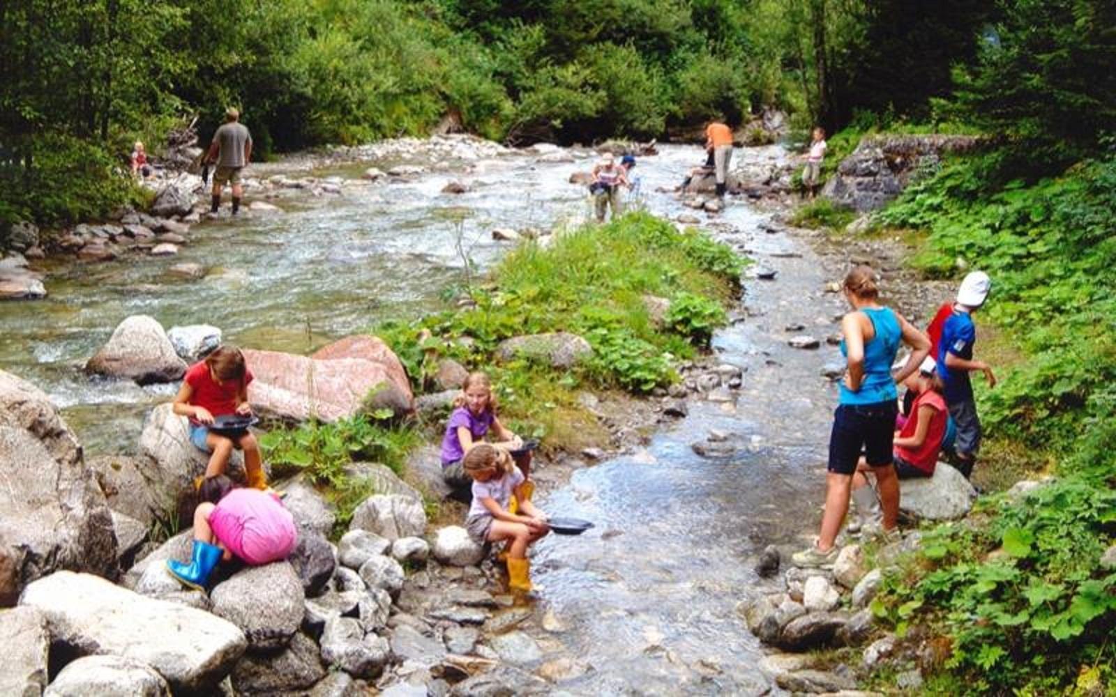 Echtes Goldwaschen in der „Alten Pöck“ in Böckstein