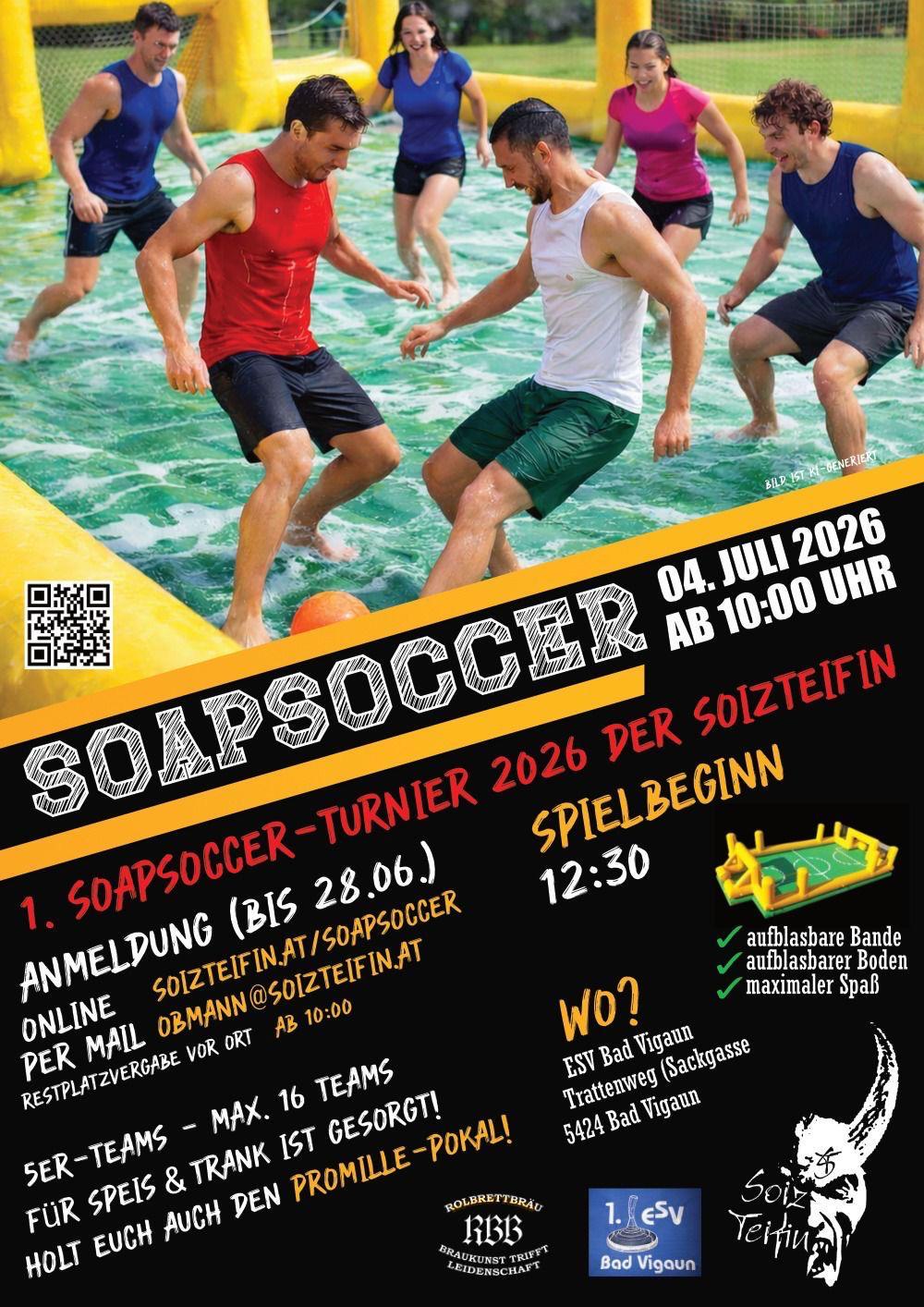 Soapsoccer – Turnier