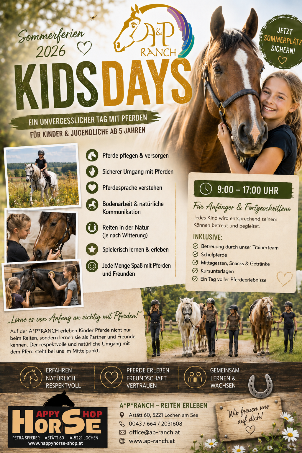 Kids Days – ein unvergesslicher Tag mit Pferden