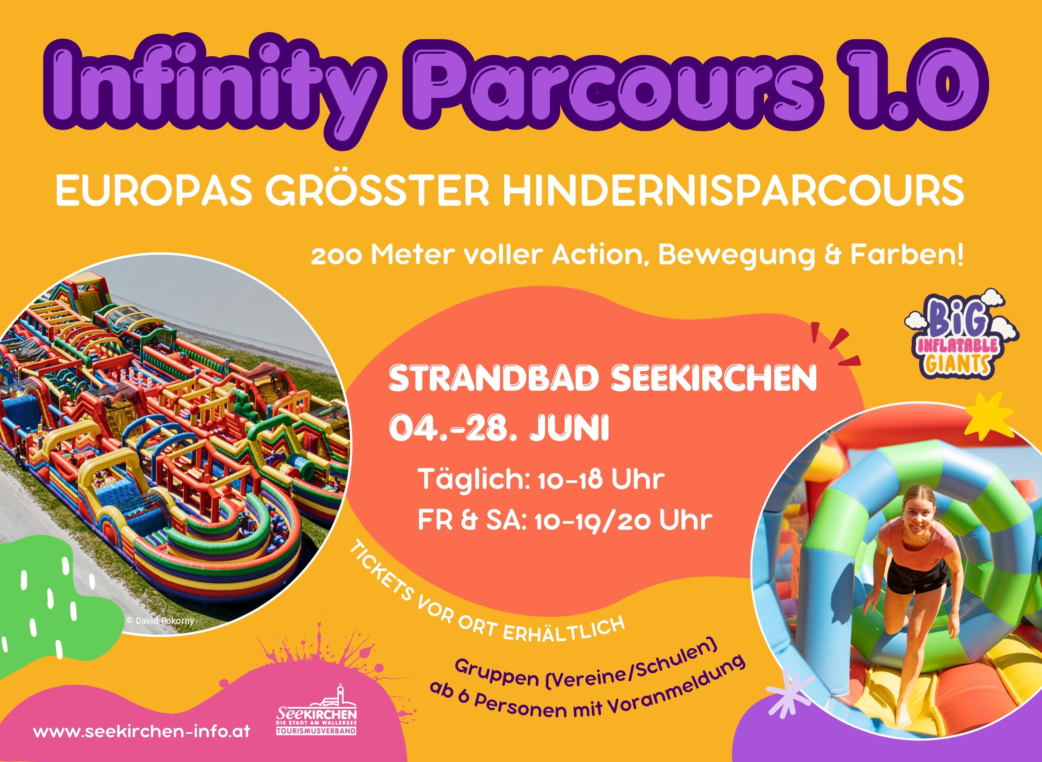 Infinity 1.0 Hindernisparcours im Strandbad Seekirchen