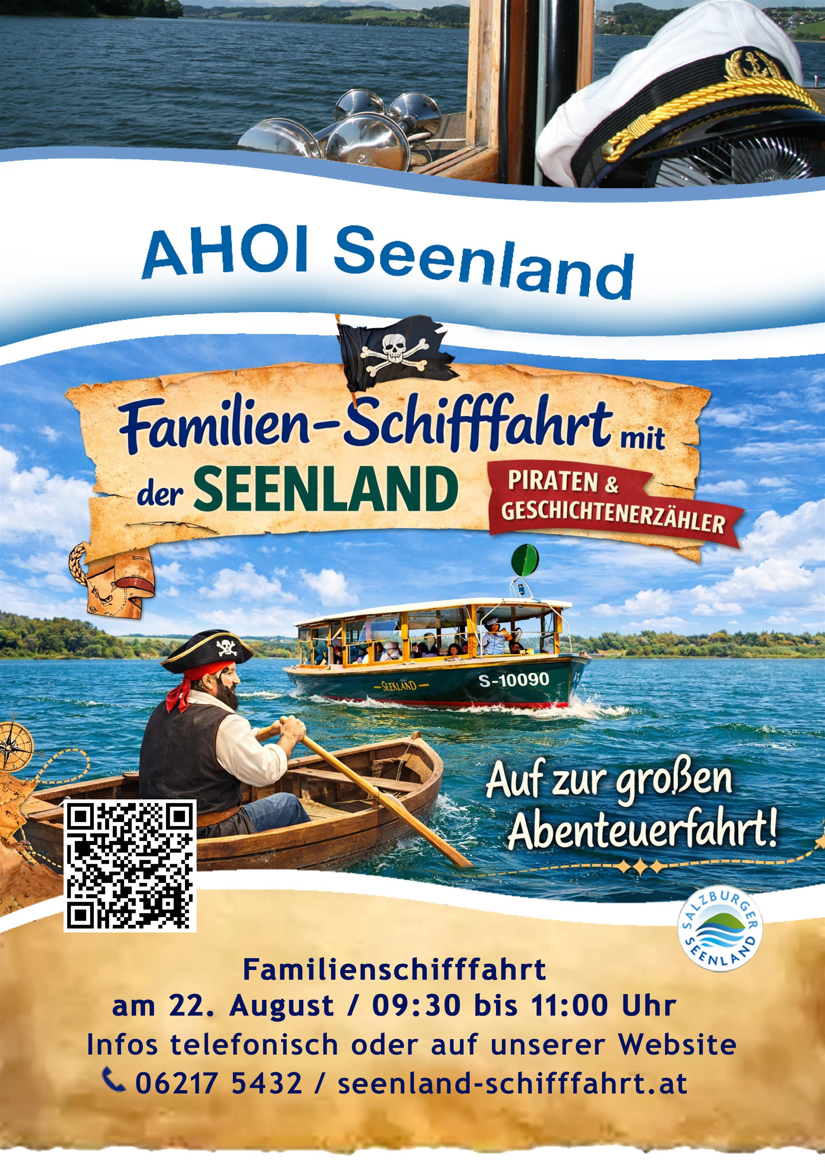 Auf zur großen Abenteuerfahrt – Familienschifffahrt mit der Seenland
