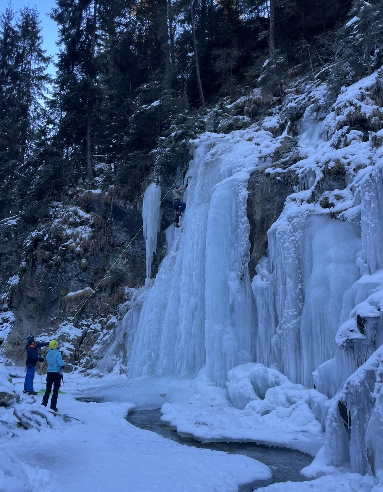 Wildkogel-Guides Schnuppereisklettern
