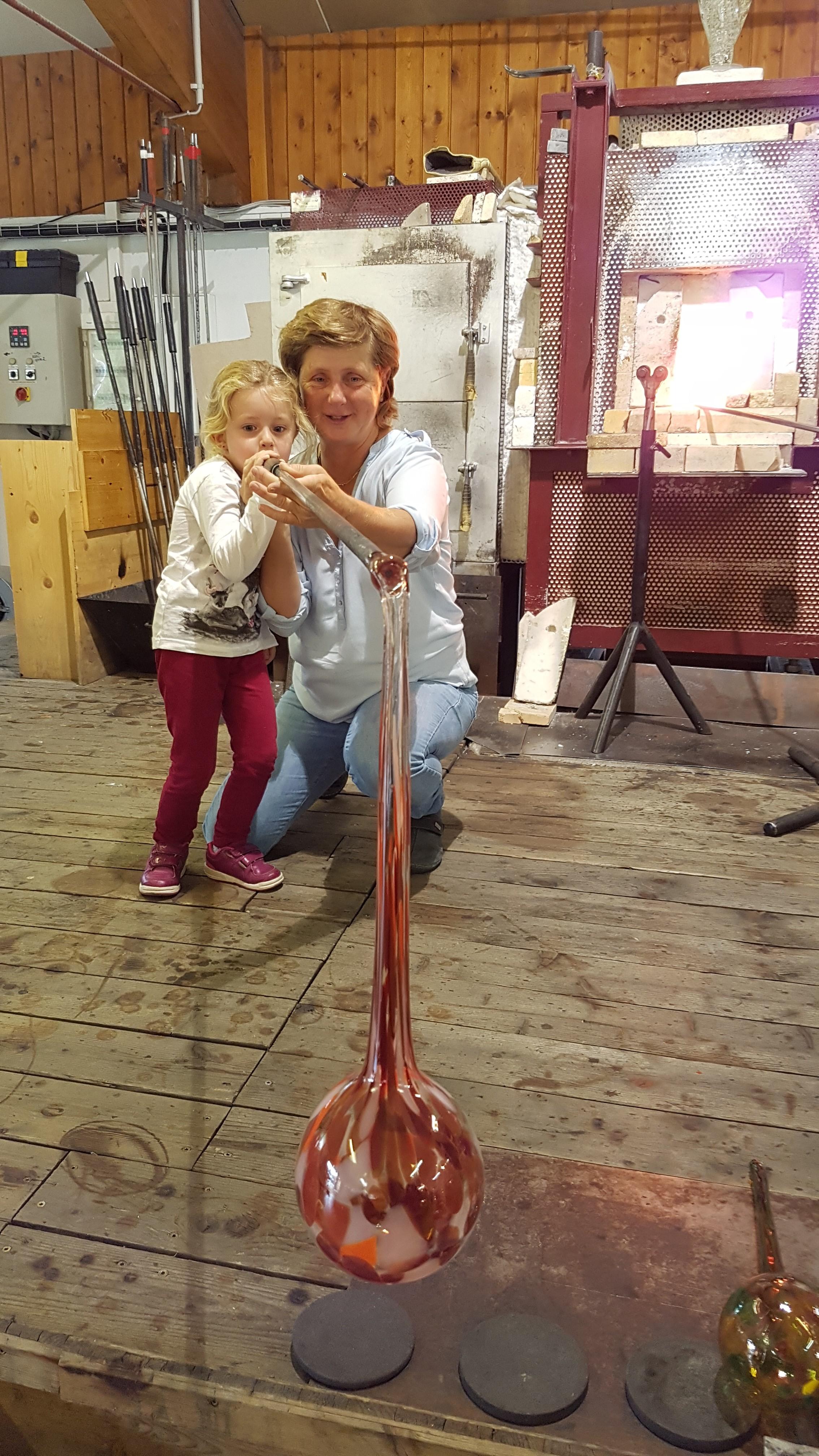 GLASBLASEN in der ECHTEN Glashütte in Thalgau