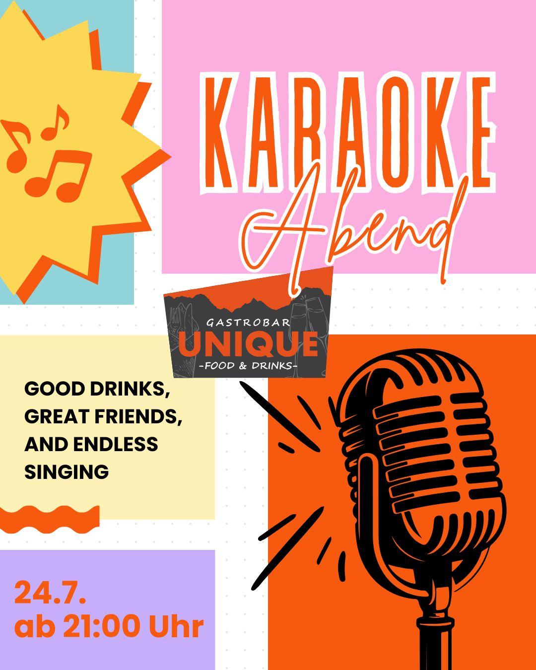 Karaoke-Abend in der Gastrobar Unique