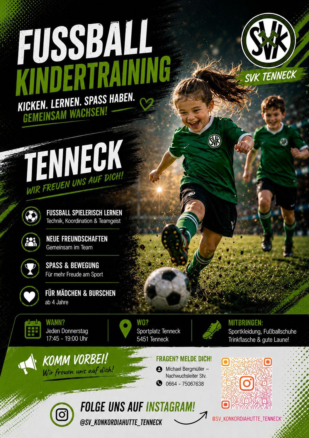 FUSSBALL KINDERTRAINING SVK TENNECK