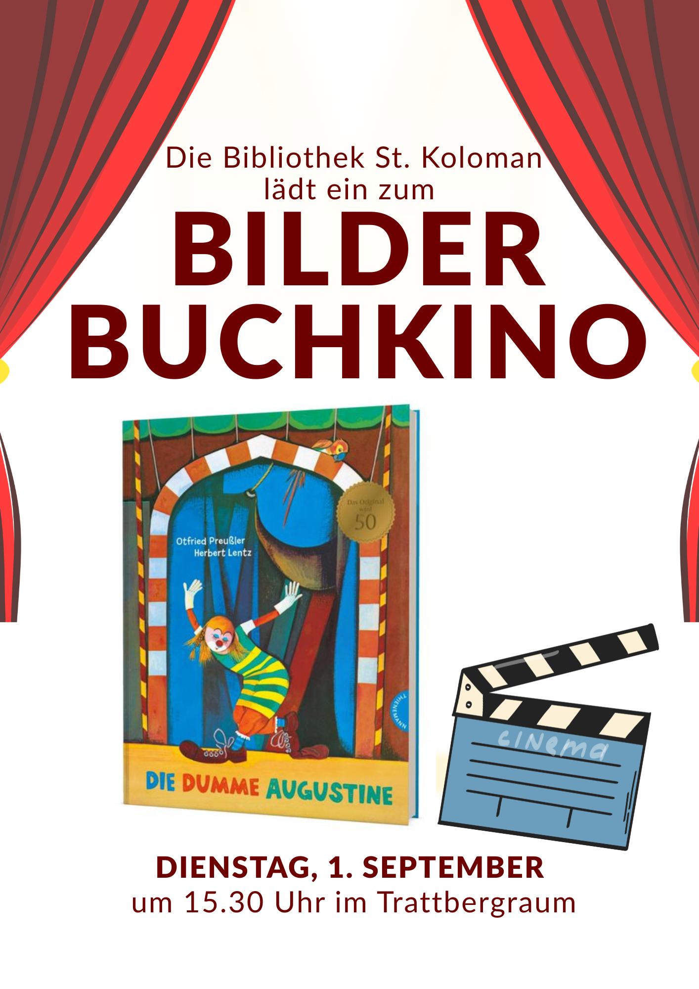 Bilderbuchkino „Die dumme Augustine“