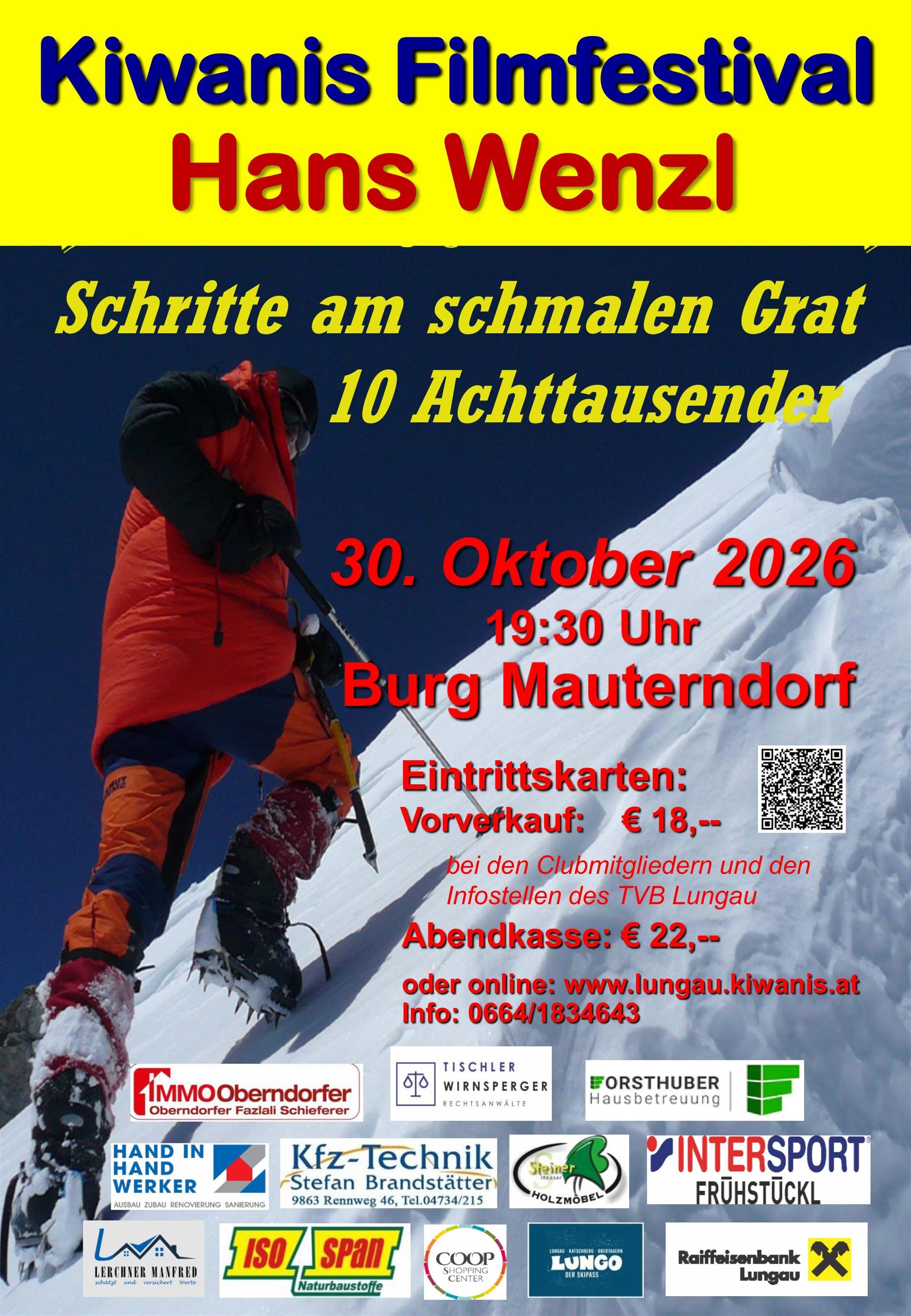 Kiwanis Filmfestival Hans Wenzl