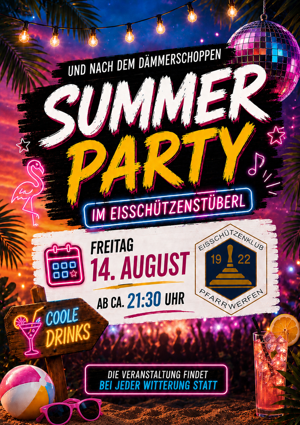 Summerparty im Eisschützenstüberl