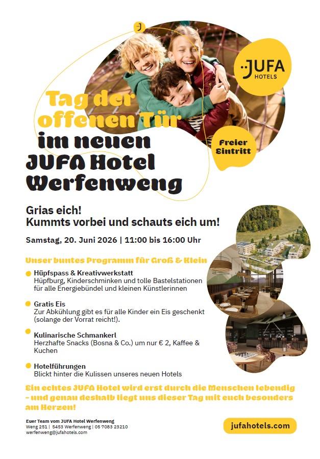 Tag der offenen Tür im neuen JUFA Hotel Werfenweng