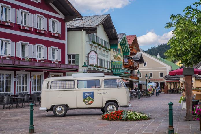 Volkswagen-Klassiker auf der Postalm