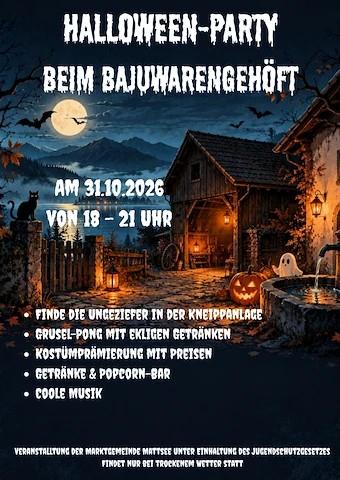 Halloween-Party für die Jugend