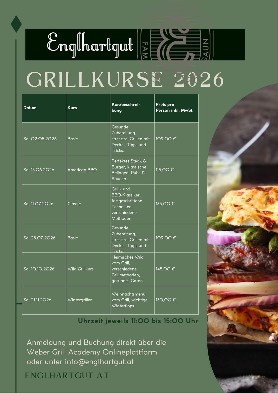 Grillkurs im Englhartgut