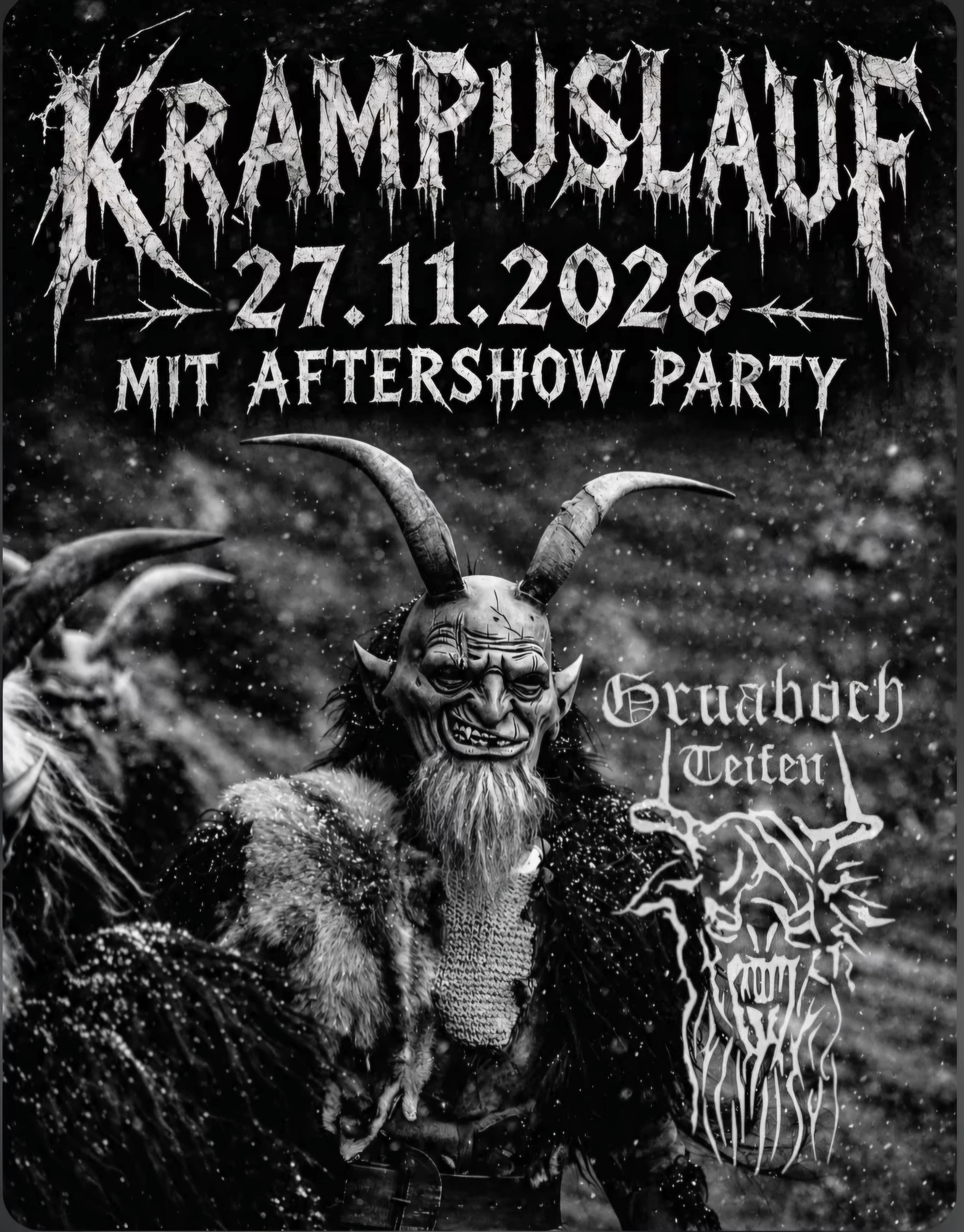 Krampuslauf am Dorfplatz