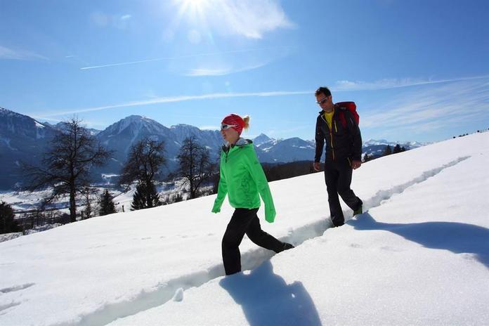 Winter- und Schneeschuhwanderwege auf der Salzburger Sonnenterrasse