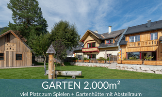 A spacious garden with an area of 2,000 m². There is plenty of room to play and a cozy garden shed with storage space.