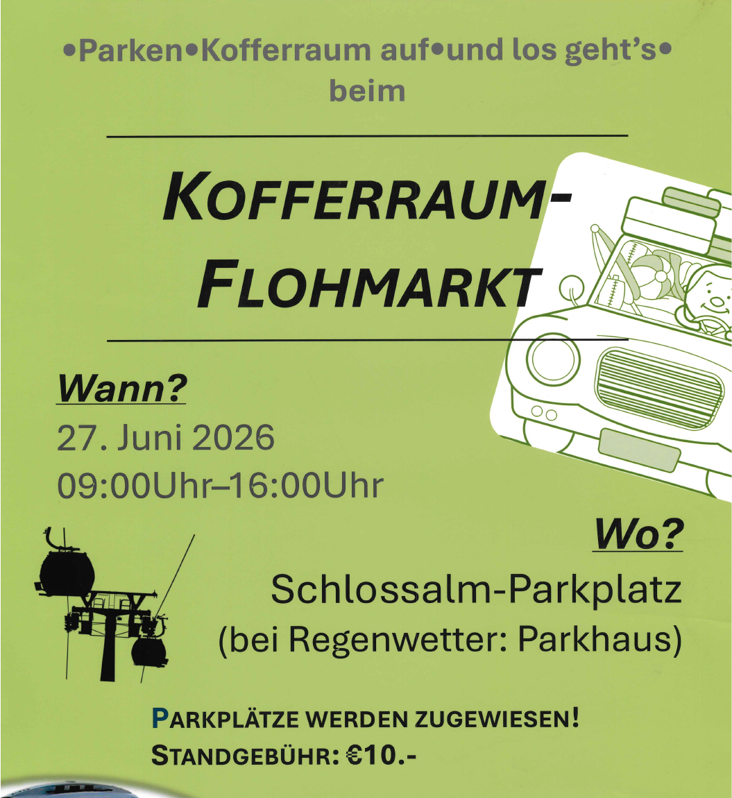 Kofferraum-Flohmarkt