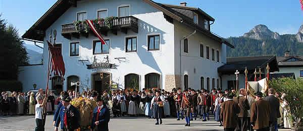 Erntedankgottesdienst mit Prozession