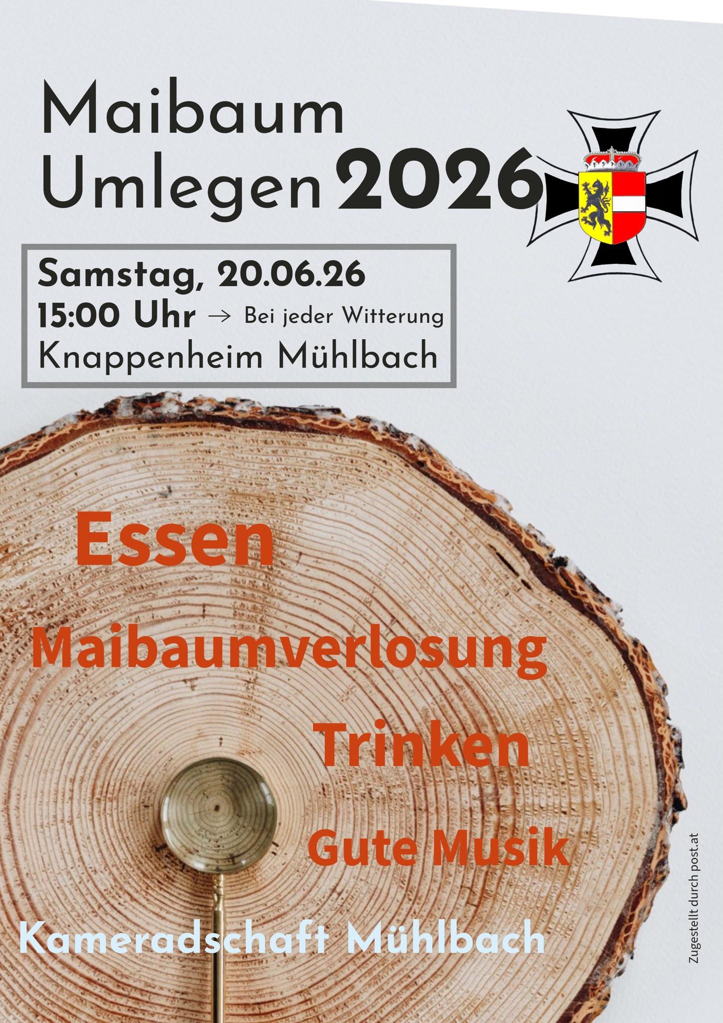 Maibaum umlegen