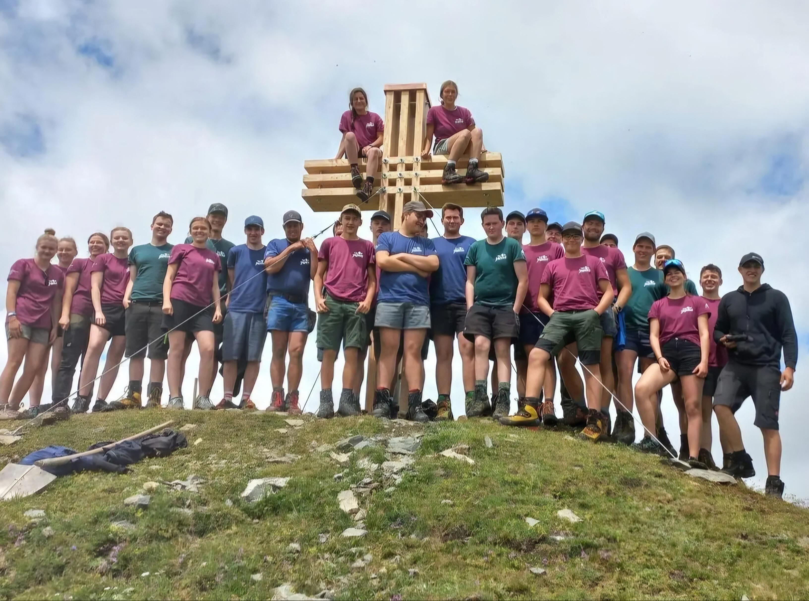 Einweihung Gipfelkreuz am Manlitzkogel
