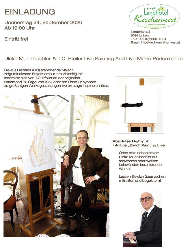 Live Painting und Live Music Performance