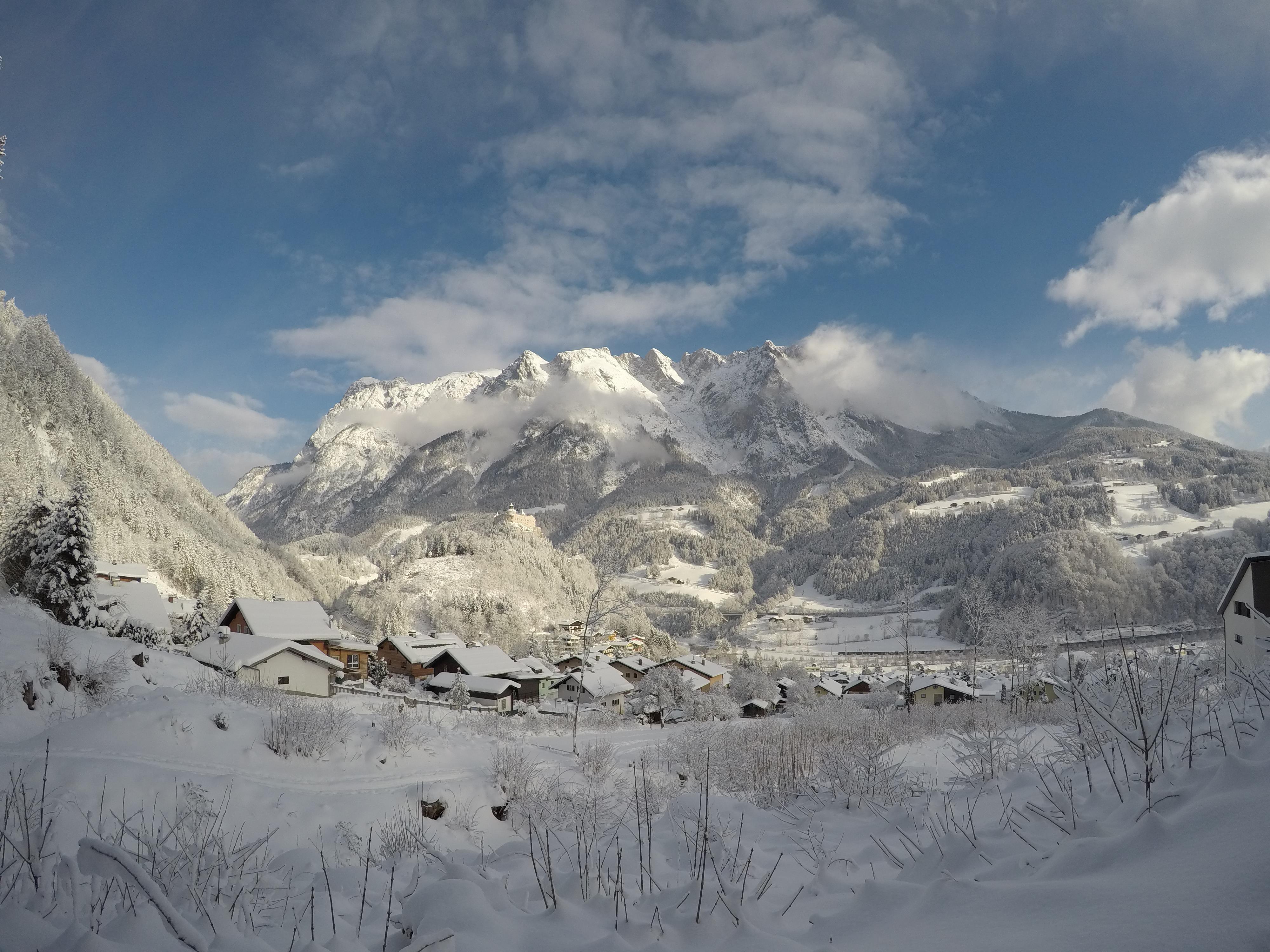 Winterliches Werfen