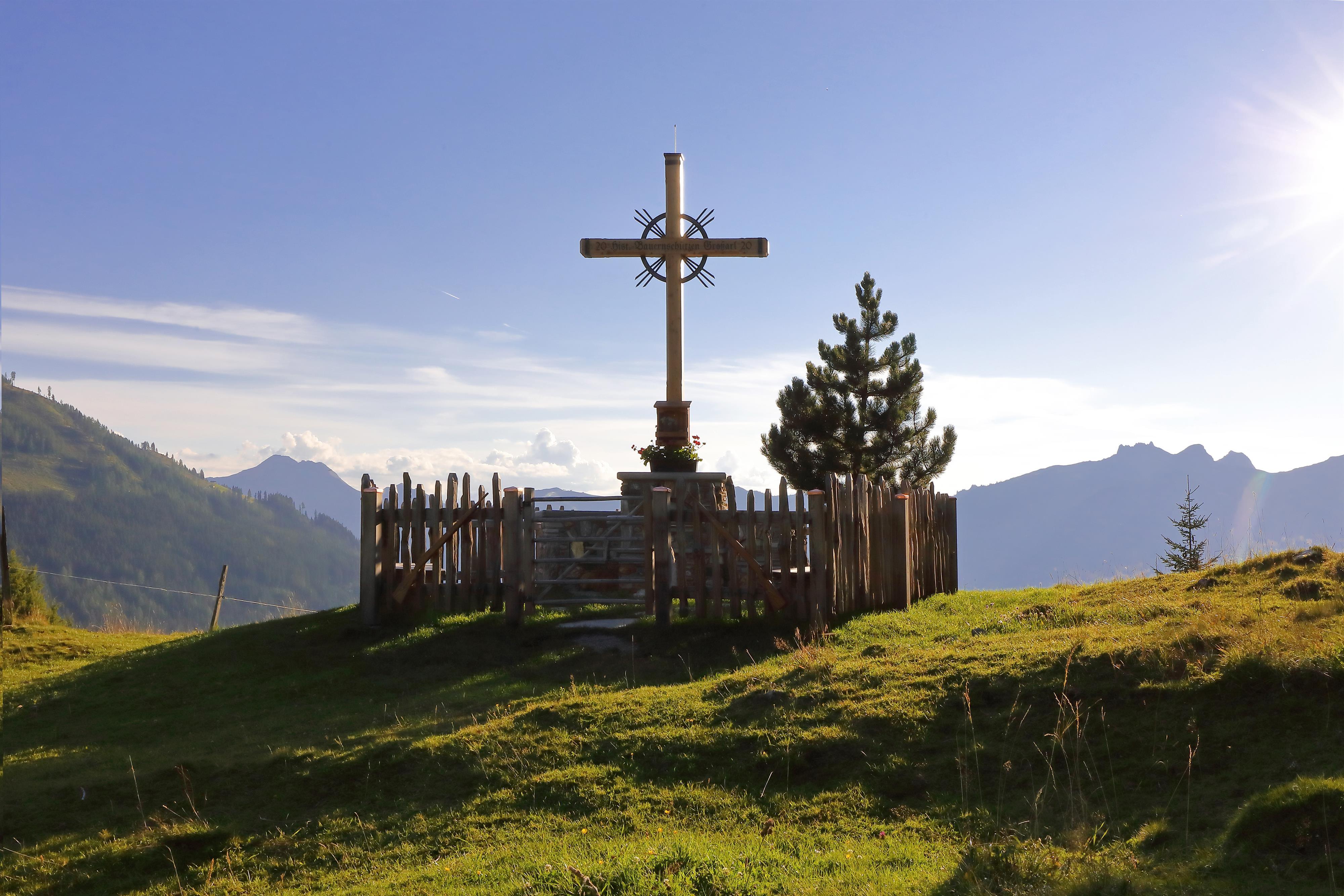 Bergmesse beim Schützenkreuz an der Unterwandalm