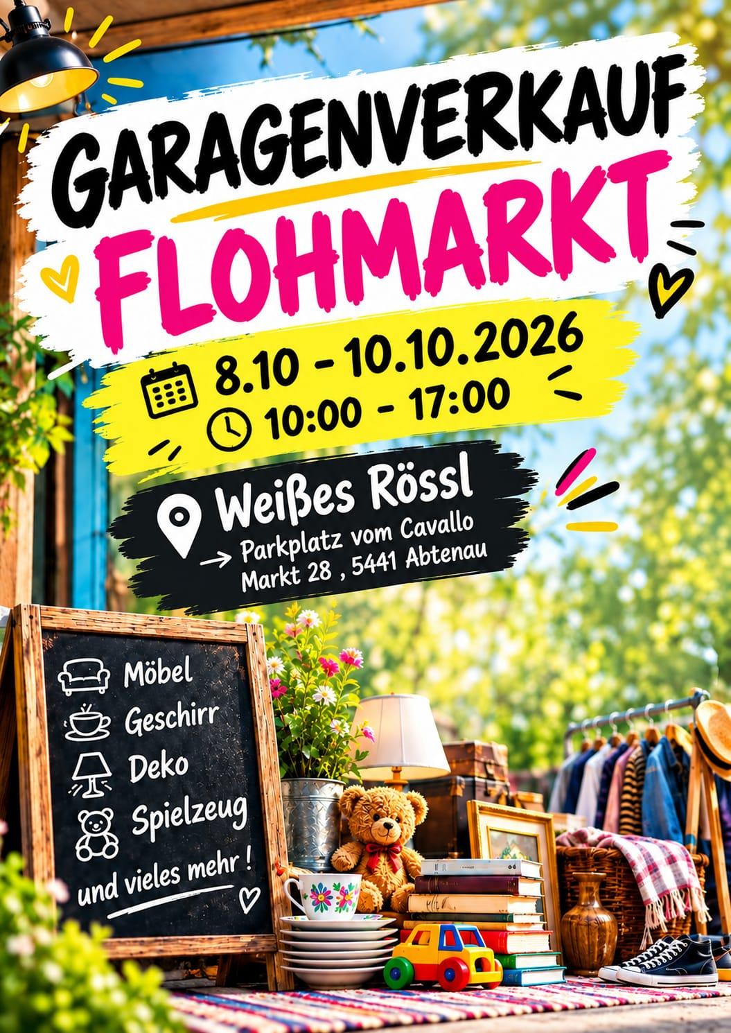 Garagenverkauf – Flohmarkt