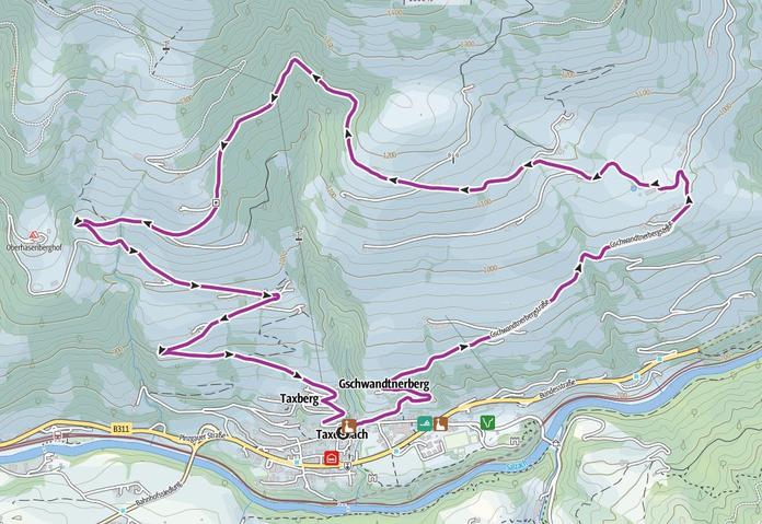 Mountainbikestrecke Gschwandtnerbergrunde