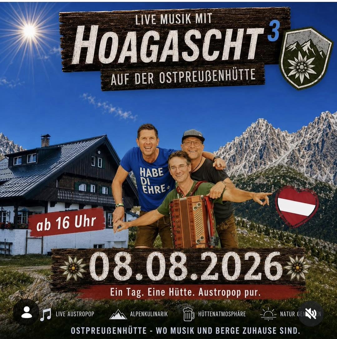 Live Musik auf der Ostpreussenhütte