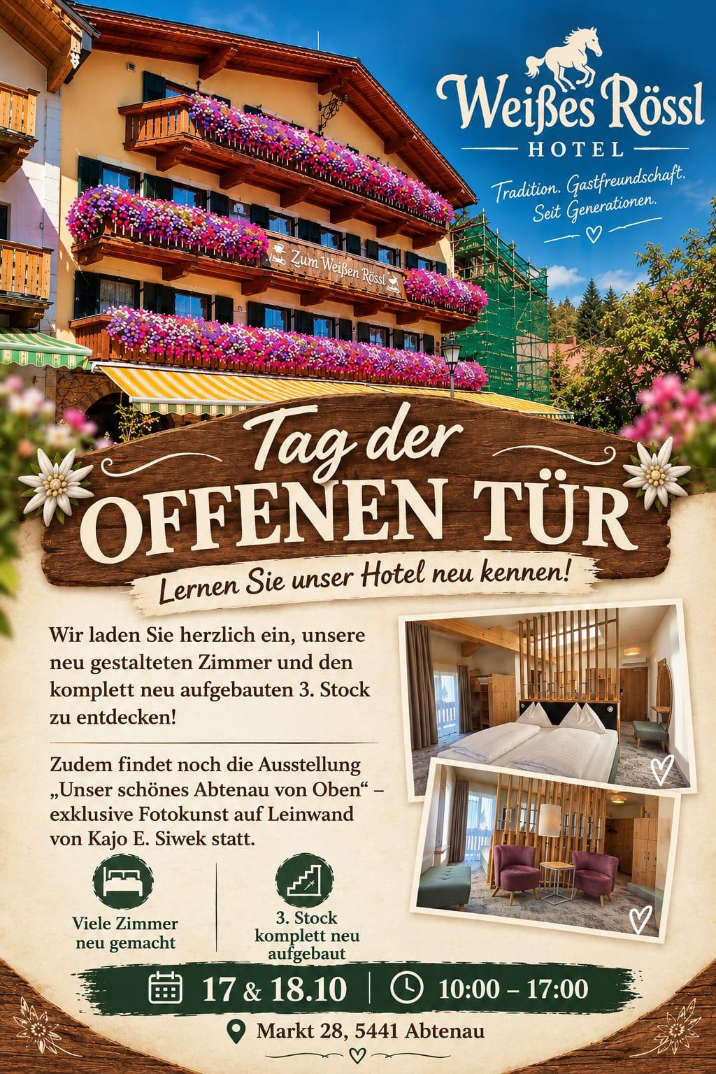 Tag der offenen Tür im Hotel Weißes Rössl