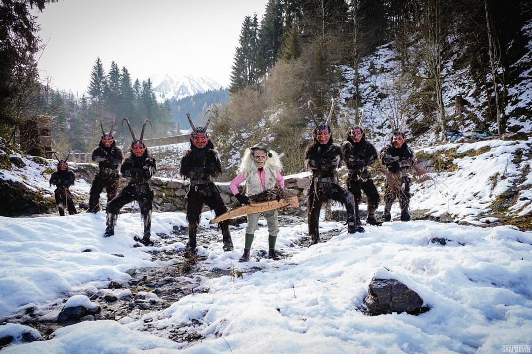 Krampusslauf der Sacerdos-Pass in Werfen