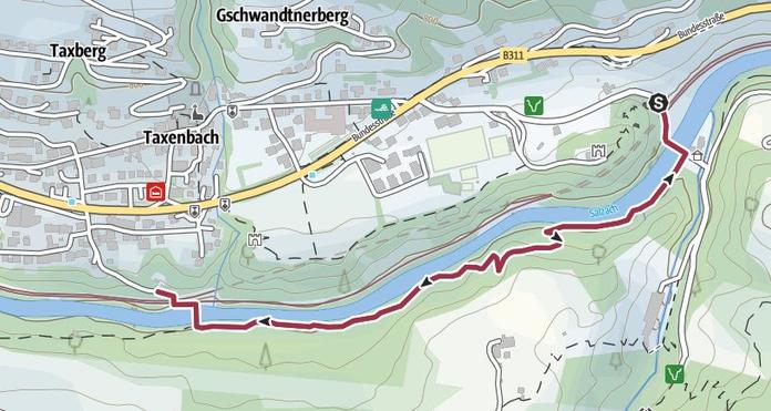 Weg 1 Salzachpromenade & Salzachsteig