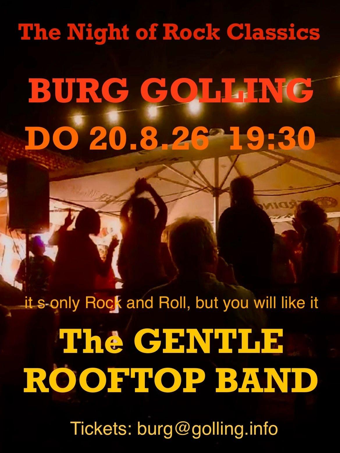 The Gentle Rooftop Band – Live Konzert