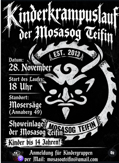 Kinderkrampuslauf der Mosasog Teifin