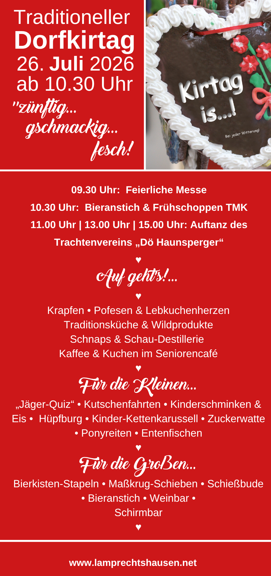 Traditioneller Dorfkirtag