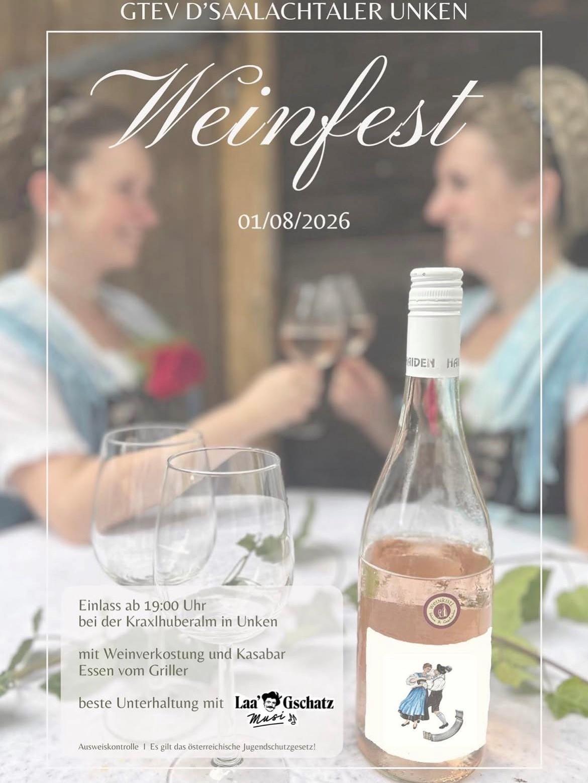Weinfest des Trachtenverein D’Saalachtaler